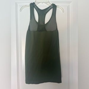 Zella Olive Green Tank Medium